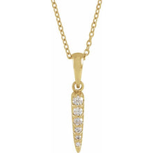 Load image into Gallery viewer, Diamond Spike Necklace
