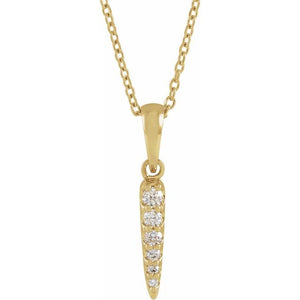 Diamond Spike Necklace