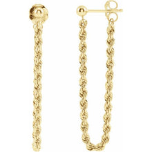Load image into Gallery viewer, Stevie Rope Chain Earrings
